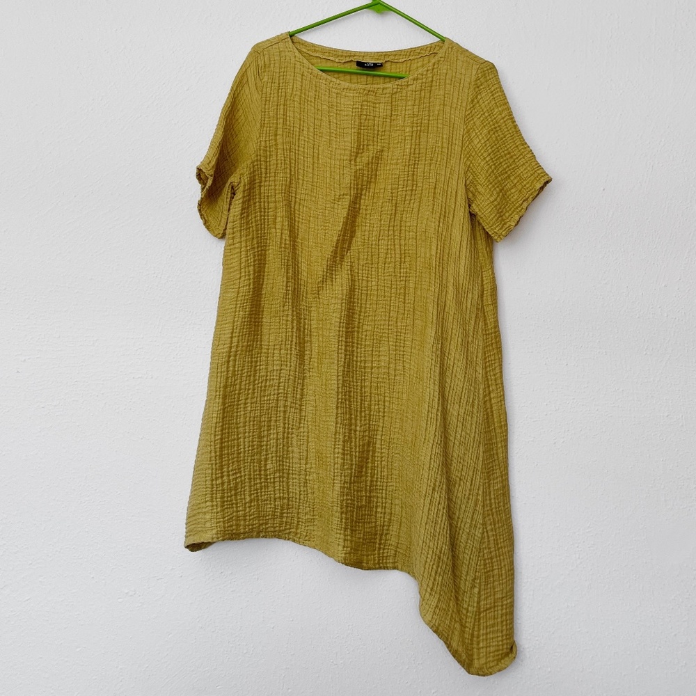 Lisa Bayne Emory Ripple Asym Dress
